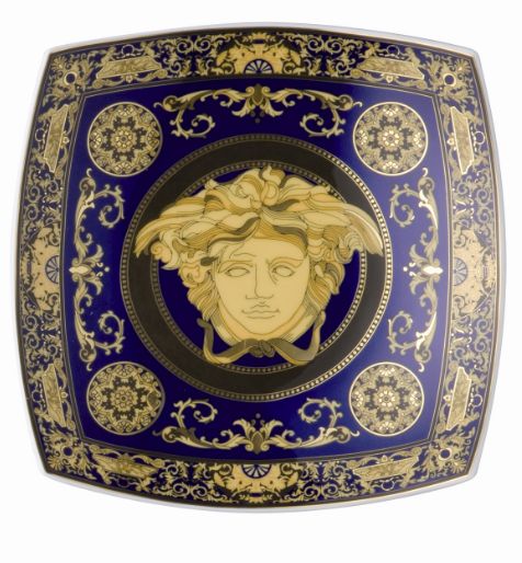 Medusa Blue Dish 18 cm